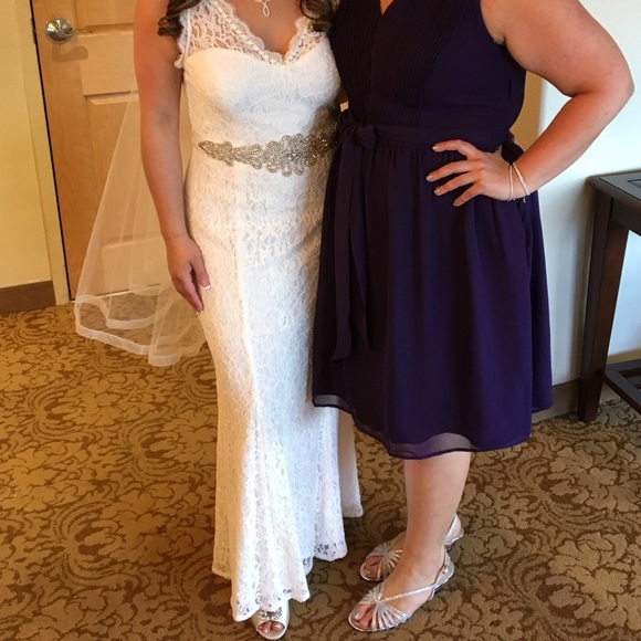 Crystal bridal beaded belt sash wedding - Picture 16 of 16